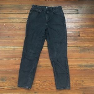 Urban Outfitters Black Highrise Mom Jeans